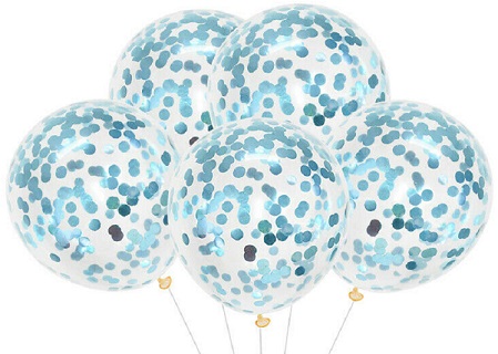 12 inches Confetti Balloons Latex Decorations Helium Birthday Party Wedding